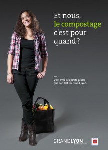 Affiche du guide du compostage du Grand Lyon